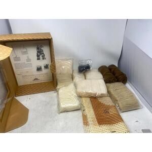 Vintage Sunset Latch Hook Wall Hanging Pierre Poodle 19x24 Complete Kit Read De.